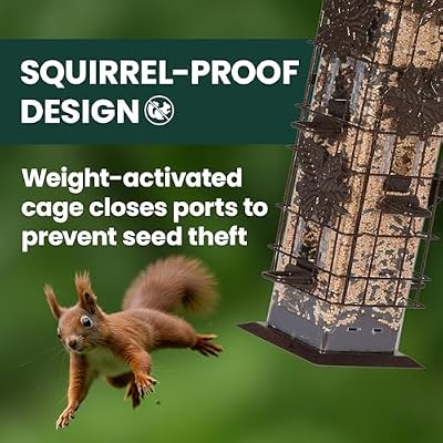 Perky-Pet Squirrel-Be-Gone Bird Feeder, 2 lb Seed Capacity — view 3