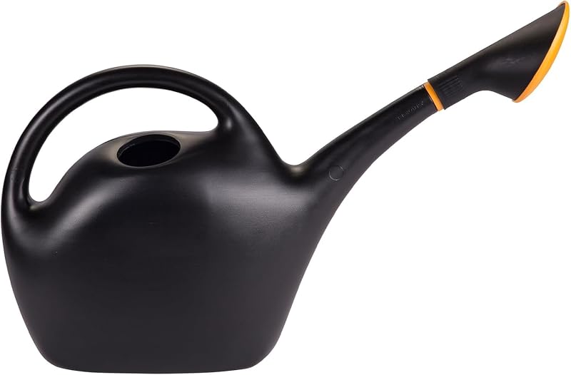 Bloem: Easy Pour Watering Can - Black - 1.6 Gallon (204 Oz), Durable Construction, Dual Handles, Sprinkle & S…