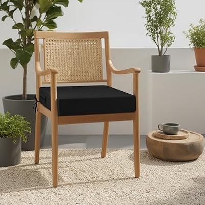 idee-home Outdoor Chair Cushions Set of 2, Waterproof Outdoor Seat Cushions — view 3