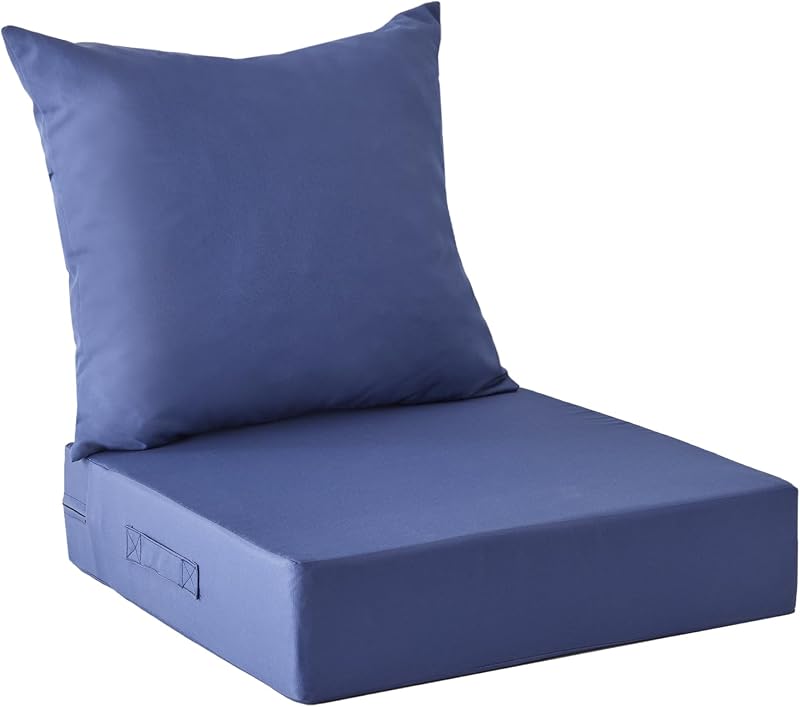 IPYNBAP Outdoor Cushions for Patio Furniture,Outdoor Seat Cushion Set 24 x 24 x 5.75 Inch,Waterproof & Fade R…
