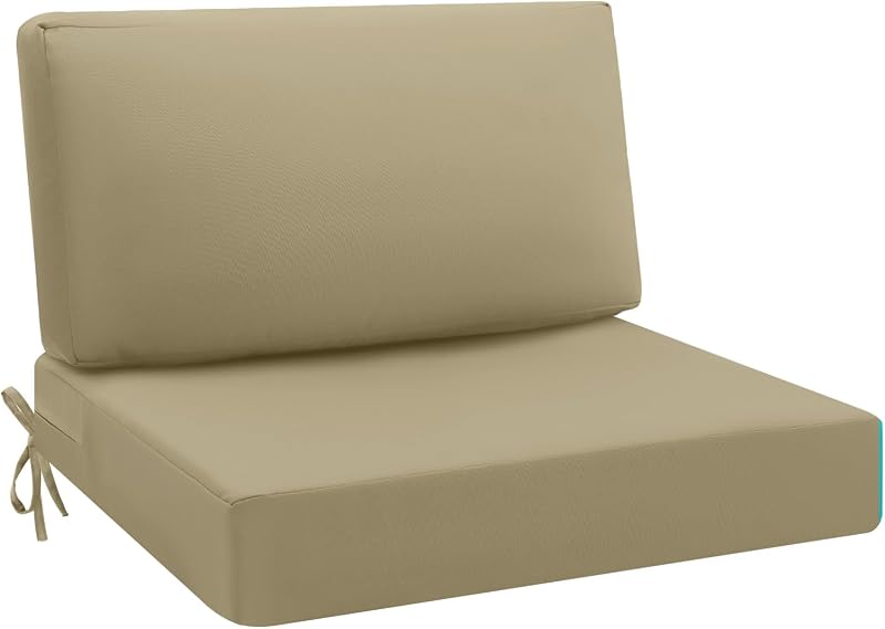 idee-home Outdoor Cushions for Patio Furniture, Outdoor Seat Cushion
