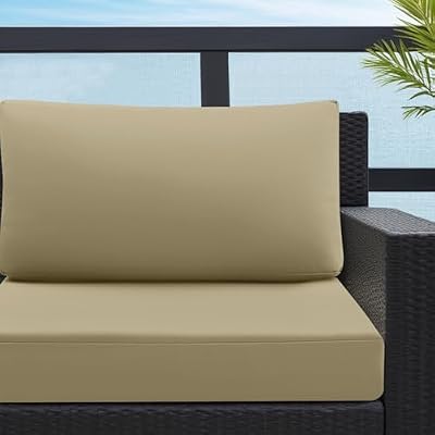 idee-home Outdoor Cushions for Patio Furniture, Outdoor Seat Cushion — view 4
