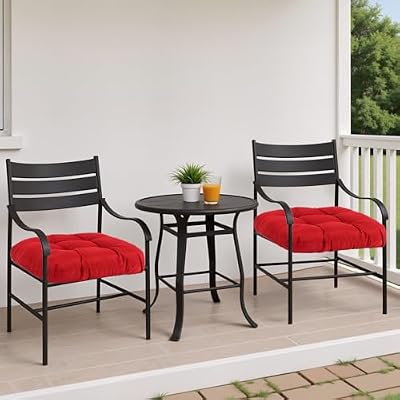 MTMR 2Pcs Outdoor Chair Cushions, Patio Furniture Seat Pads, Waterproof — view 3