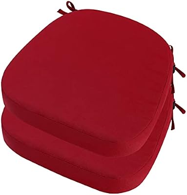 idee-home Outdoor Chair Cushions Set of 2, 17" x 17" D-Shaped — view 2