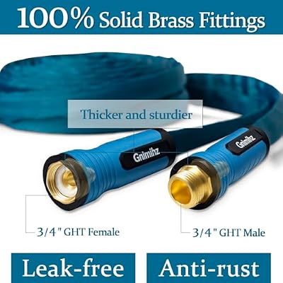 Garden Hose 50 ft, Made of TPE (BetterThan PVC/Hybrid Polymer), Lightweight yet Durable Water Hose with Ergon… — view 4