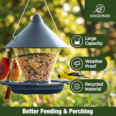 Kingsyard Wild Bird Feeder for Outdoors Hanging — view 3